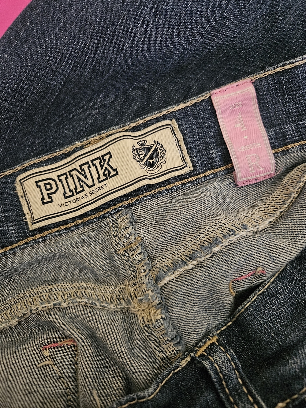 PINK Victoria's Secret Indigo Skinny Jeans - Picture 2 of 5